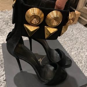 Giuseppe Zanotti Heels Black Suede